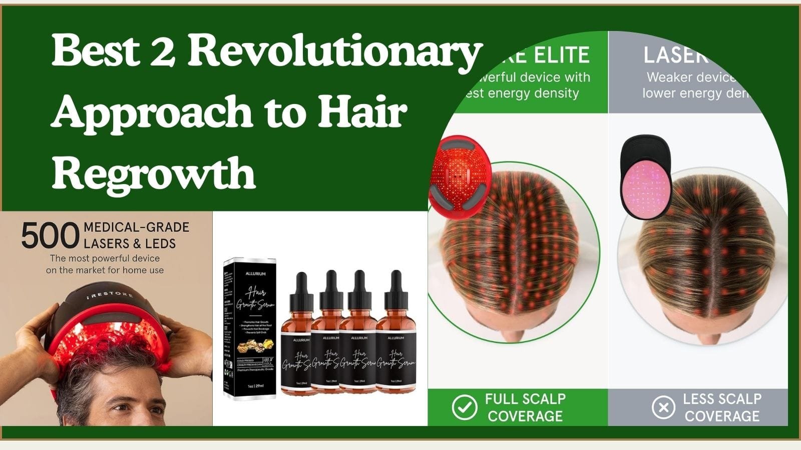 Allurium Hair Growth Oil with Red Light: Best 2 Revolutionary Approach to Hair Banifits