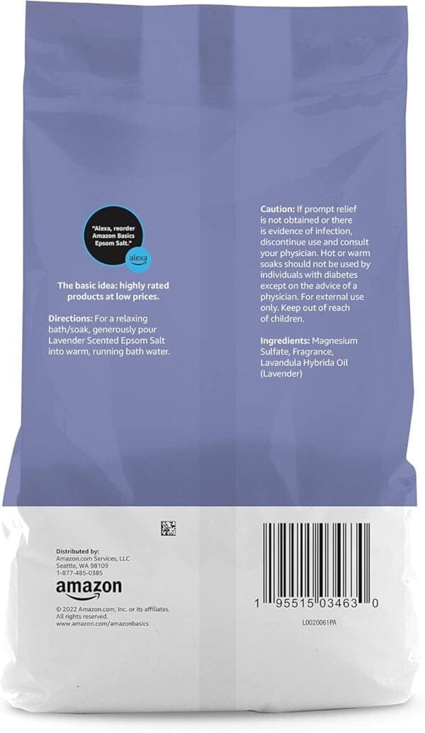 Amazon Basics Epsom Salt Soaking Aid