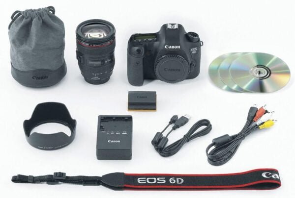 Canon EOS 6D 20.2 MP CMOS Digital SLR Camera with 3.0-Inch LCD