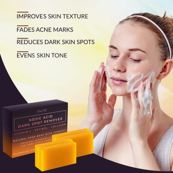 Valitic Kojic Acid Dark Spot Remover Soap Bars