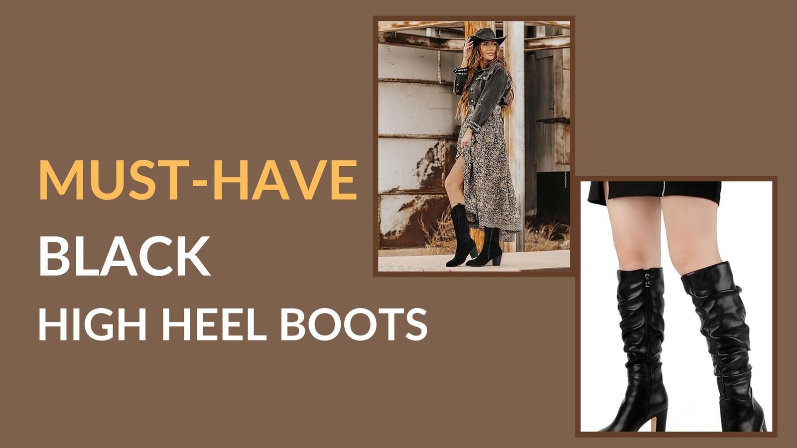 Best 10 Style Of Black high heel boots | Versatile and Stylish for Any Occasion